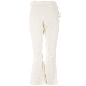 Free People In My Feelings Mid-Rise Cropped Bootcut Pants in Seasalt